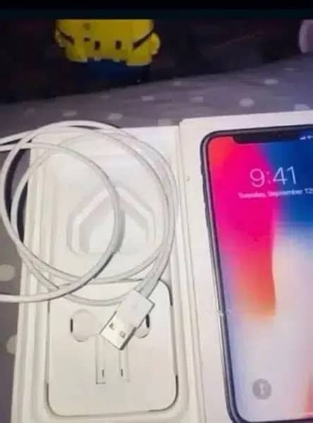100% Original iphone x handfree charger and cable 1
