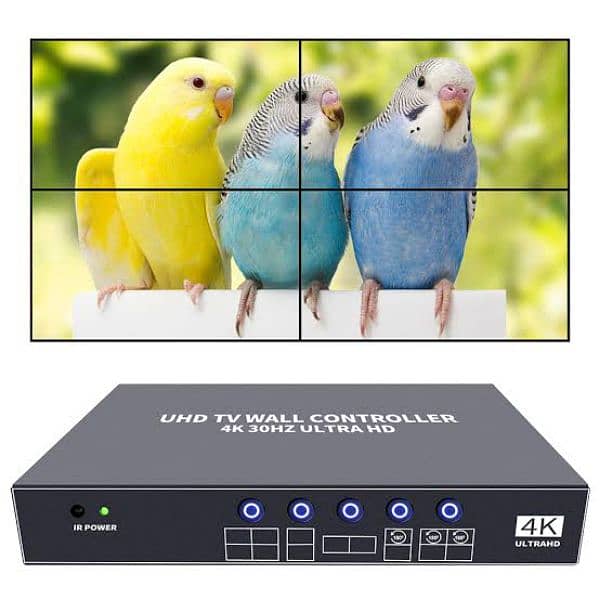 Video Wall Controller 4k UHD 2x2 3x3 4x4 2