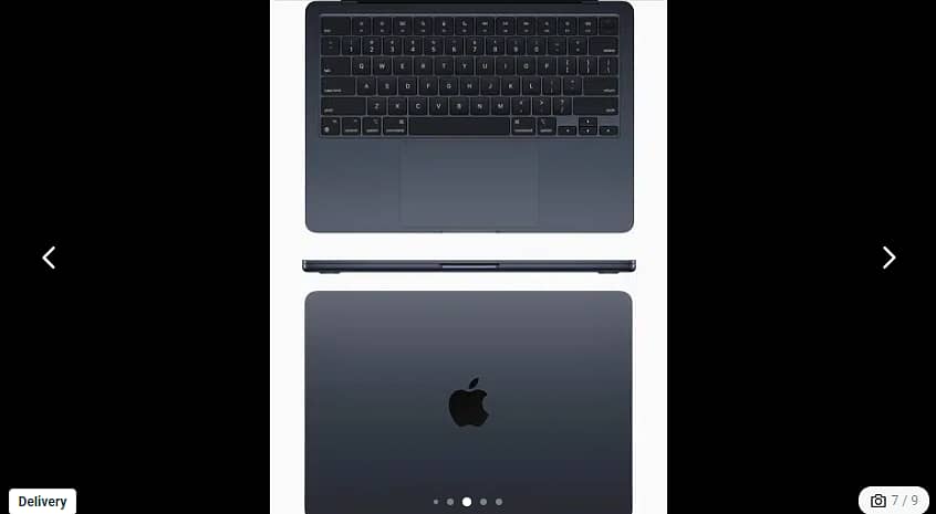 Apple Macbook Air 2022 M2 13.6" 256GB Midnight 6