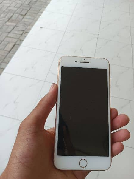 Iphone 8 plus PTA Approved Golden 64 GB 10/10 condition zero Scrach 10