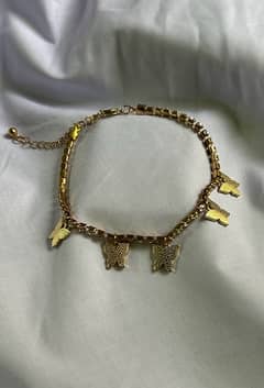 silver plated anklets , imported from China