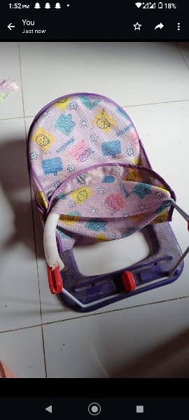 bath chair 1 month used. . . in good condition 1
