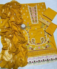 3 piece Embroidered lawn suit