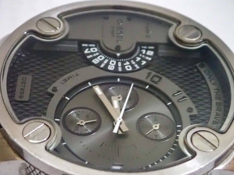 Diesel Orignal SBA Dual Time Zone Stainless Steel Men's Watch - DZ7259 6