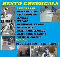 Roof Water & Heat proofing service, Bathroom Leakage Control Solution