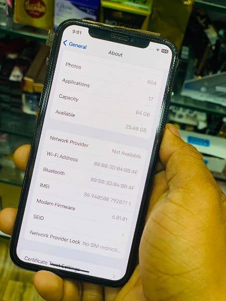 iPhone x 64 gb all OK no folt face I'd Truron on koi folt ni he 7
