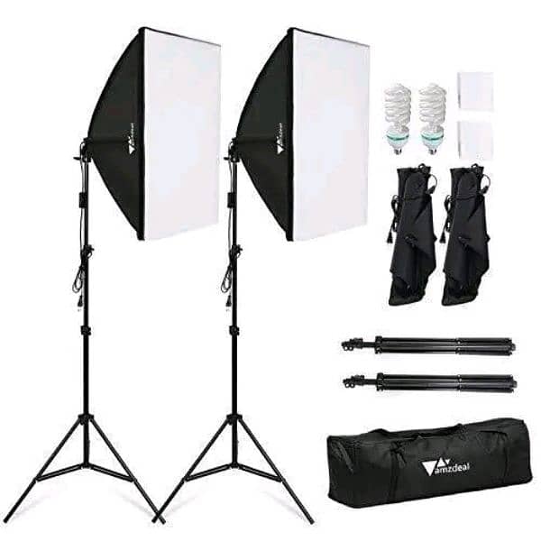 Softbox complete set | Continue Light | Amzdeal Softbox package 0