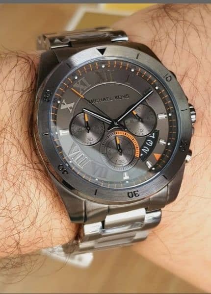MICHAEL KORS Brecken Chronograph Grey Dial Men's Watch MK8465 (USED) 2