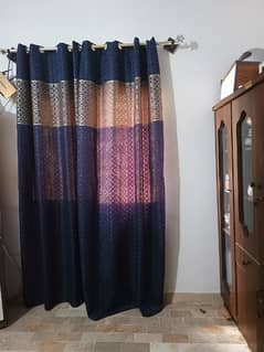 4 pcs . . only 15 days used curtains. urgent sell.