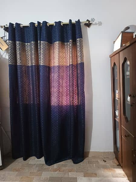 4 pcs . . only 15 days used curtains. urgent sell. 0