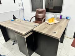 6 office tables for sale .
