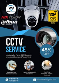 cctv free installation/cctv maintance/camera services to all karachi 0