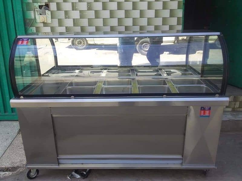 Bain Marie Counter - Cold Counter - Display Counters Stock For Sale 0