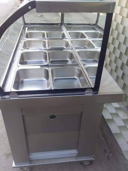 Bain Marie Counter - Cold Counter - Display Counters Stock For Sale 1