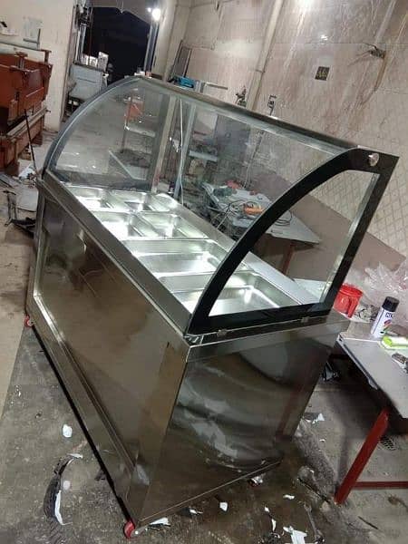 Bain Marie Counter - Cold Counter - Display Counters Stock For Sale 4