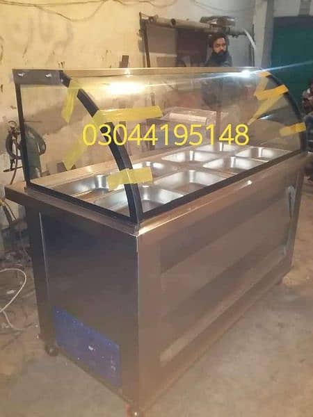 Bain Marie Counter - Cold Counter - Display Counters Stock For Sale 6