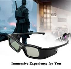 3D Active Shutter Glasses for Dlp-Link Projectors | Optoma | BenQ|Sony 0