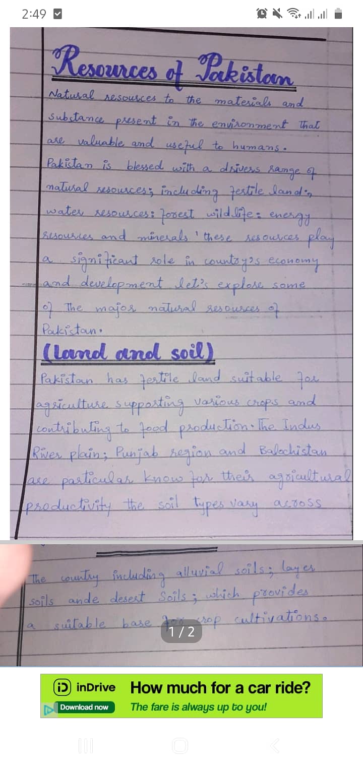 Handwritten assignment work 19