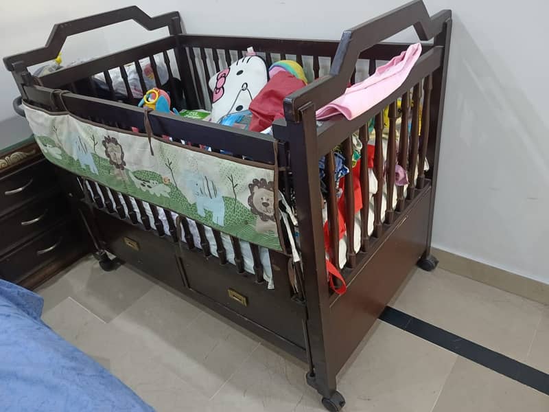 Baby cot with mattress / Baby beds / Kid baby cot / Kids cot 3