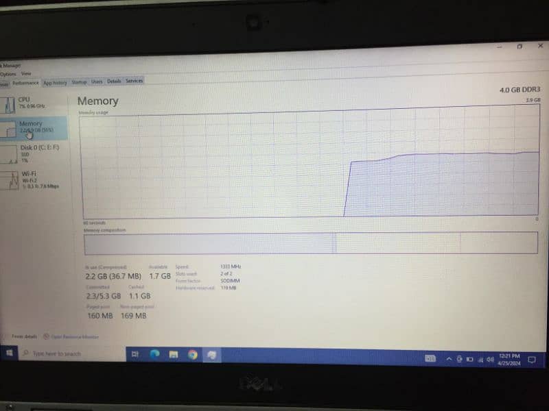 Dell Core i5-2410M CPU 2.30GHz 2nd Generation 4