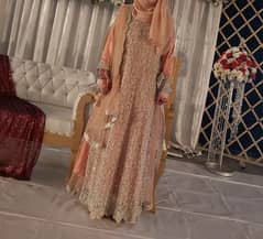 wedding wear maxi  /party dress /heavy embroidery suit