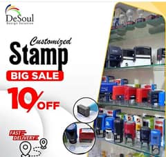 Order your customized stamp with 10%off