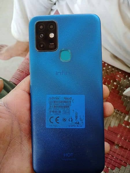 infinix hot 10 for sale condition 10 by 9 4 GB RAM 128gb 0