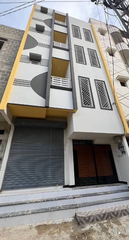 OUT STANDING FLAT FOR SALE SAADI TOWN BLOCK 1 WEST OPEN 60 FIT ROAD BACK 40 FIT ROAD NEAR PARK 1