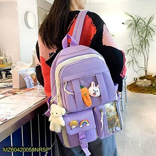 4 pieces Multifunction Backpack set. 3