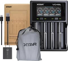 XTAR VC4SL Fast 3A Lithium Battery Charger 18650 21700 26650 Littokala