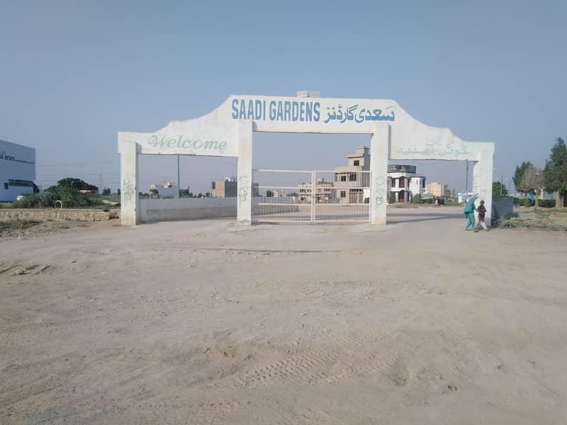 TRANSFER Highly Desirable Prime Location Residential Plot Available In Saadi Garden Block 5 For Sale 0