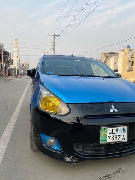 mitsubishi mirage 2016 model with good condition 10/9 0