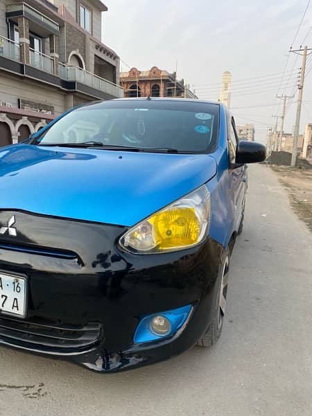 mitsubishi mirage 2016 model with good condition 10/9 1