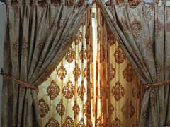 Double curtains with inner velvet for sale , imported stuff 0