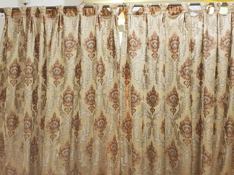 Double curtains with inner velvet for sale , imported stuff 2