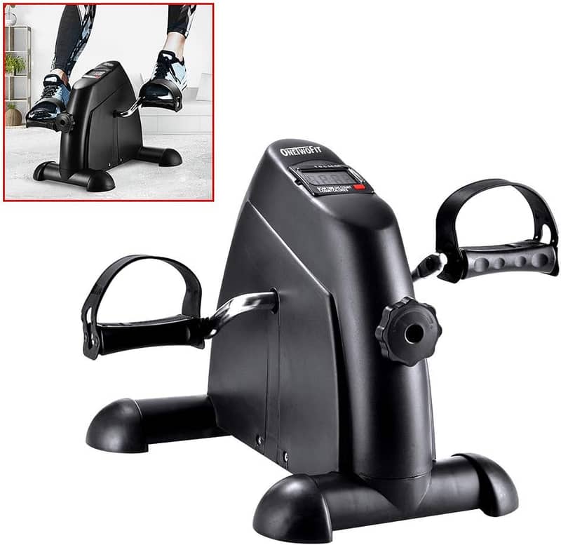 exercise bike mini / home gym exercise / mini exercise cycle with lcd 0