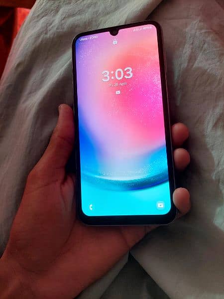 Samsung A24 8/128 . . . Full Fresh With box 3 months used With Charger 1