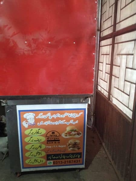 Burger Counter for sale 2