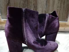 velvet plum shoes