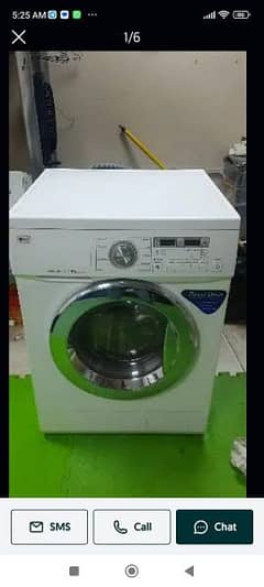 LG 7/4 KG fully automatic inverter washing machine