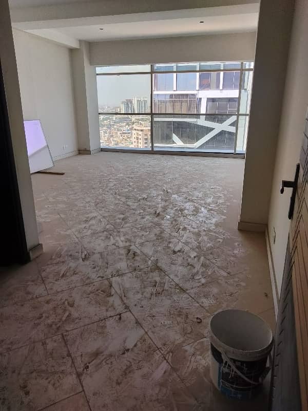 *BRAND NEW OFFICE AVAILABLE FOR RENT AT BAHADURABAD IN 24/6 TOWER* 4