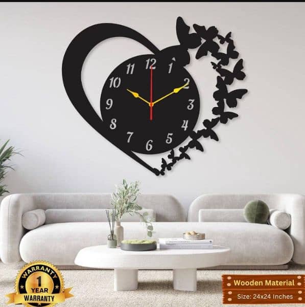 Heart Wall Clock 0