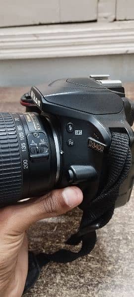 Nikon D3400 Dslr camera with 55-20mm and 18-55mm lens 4