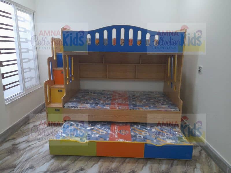 Bunk Bed Space Saving Furniture Amna Collection kids Furniture 3
