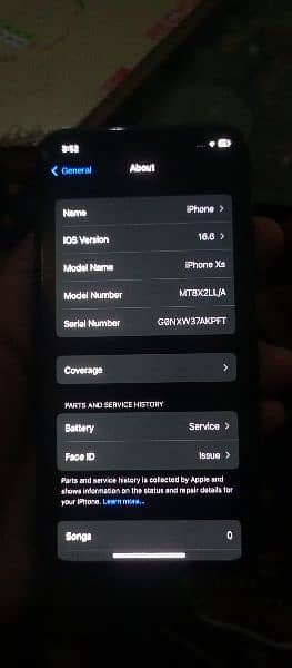 Iphone Xs Non Pta 256GB without Box || Panel Changed || Battery 78% 4