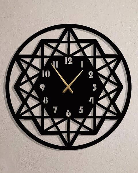 *Customized Wooden Wall Clock 0