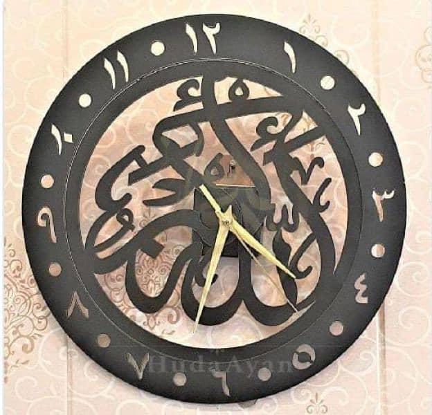 *Customized Wooden Wall Clock 5