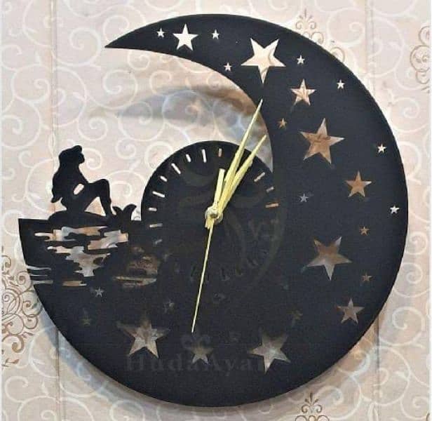 *Customized Wooden Wall Clock 7