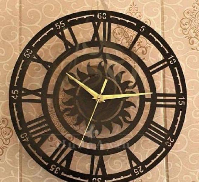 *Customized Wooden Wall Clock 9