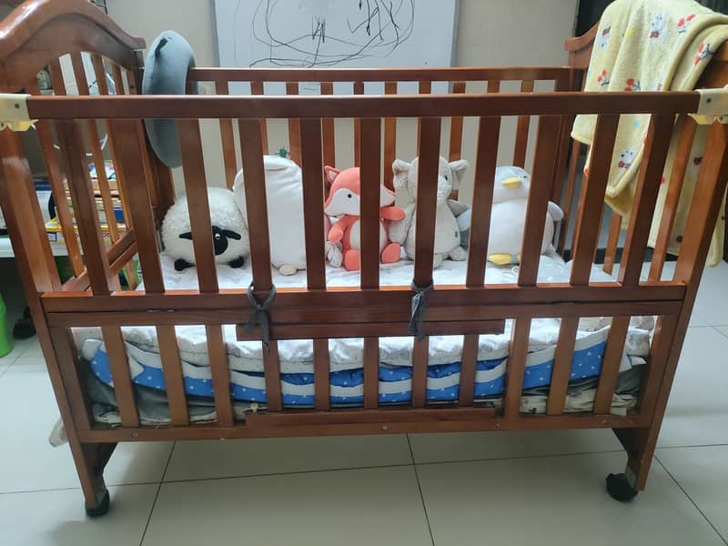 Baby Wooden Cot for Sale 2